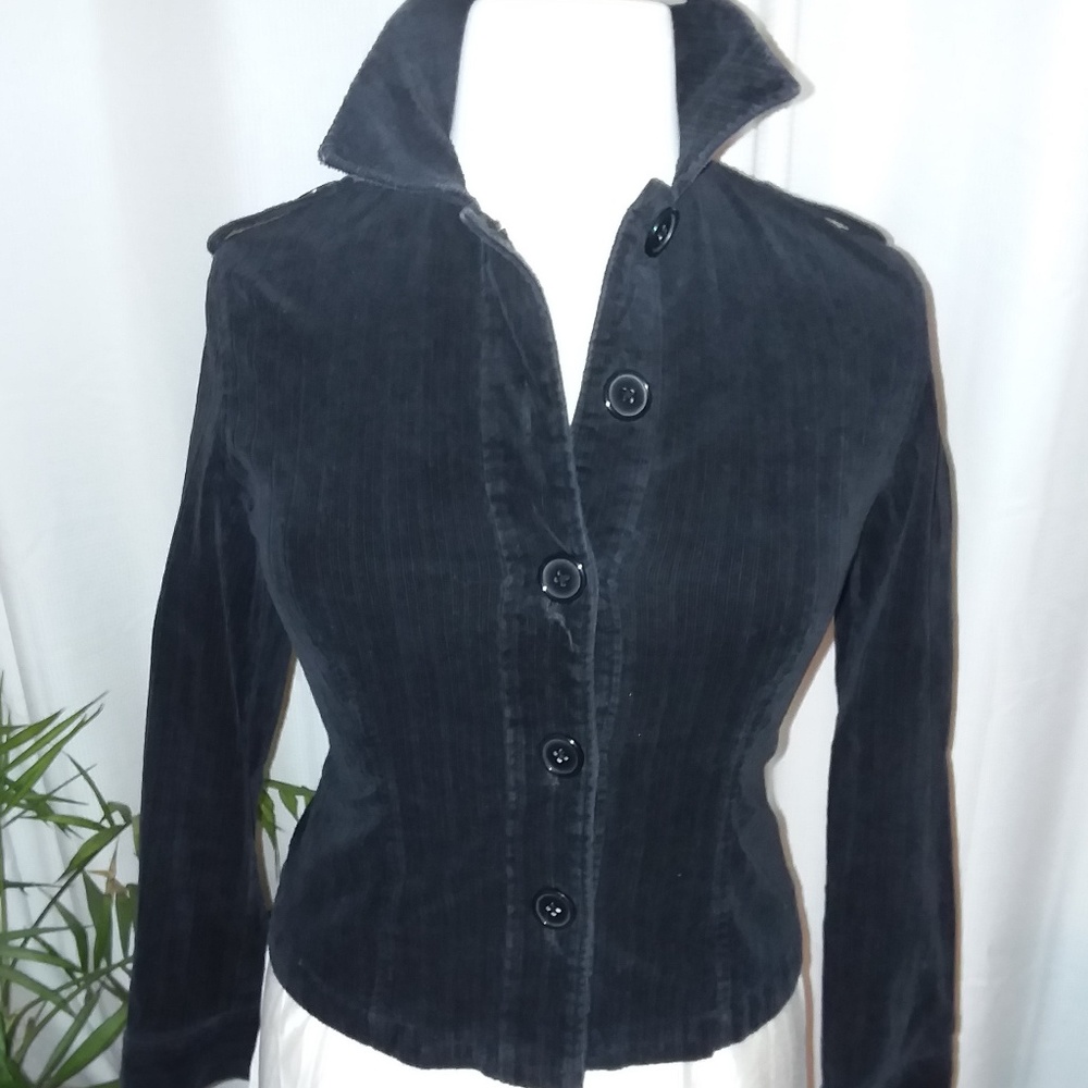 English Fitted Laura Ashley Cotton Jacket size 10